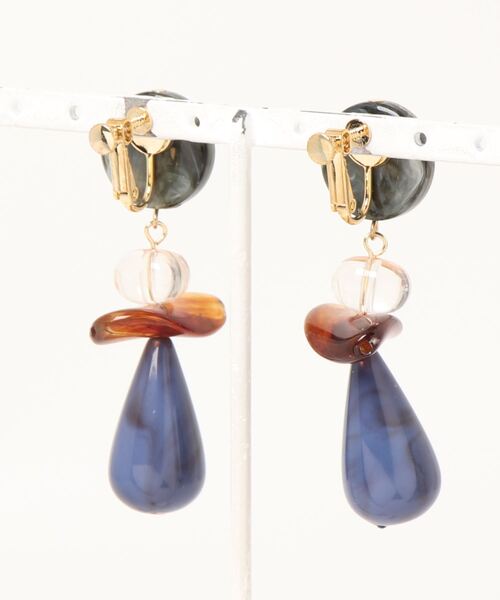 ROOM(-)の「drip drop stone earring(イヤリング・レディース・ストーン・FREE)」の2枚目の写真