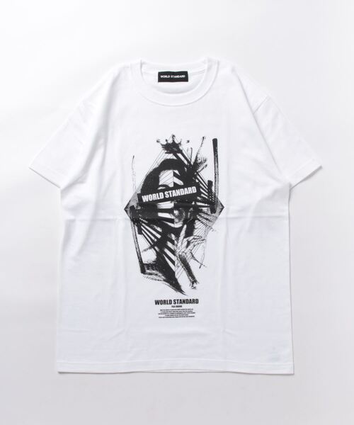 WORLD STANDARD(ワールドスタンダード)の「WORLD STANDARD/ワールドスタンダード プリント 半袖Tシャツ WSHT-007(Tシャツ/カットソー・メンズ・ブラック/ホワイト・L/M/XL)」の10枚目の写真