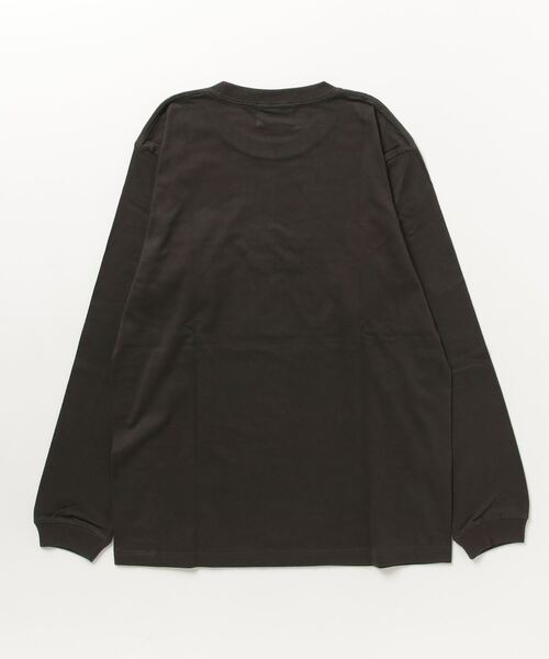 DOUBLE STEAL(ダブルスティール)の「ブラックレター刺繍 長袖Tシャツ(Tシャツ/カットソー・メンズ・チャコールグレー/ブラック・LARGE/X-LARGE/MEDIUM)」の13枚目の写真