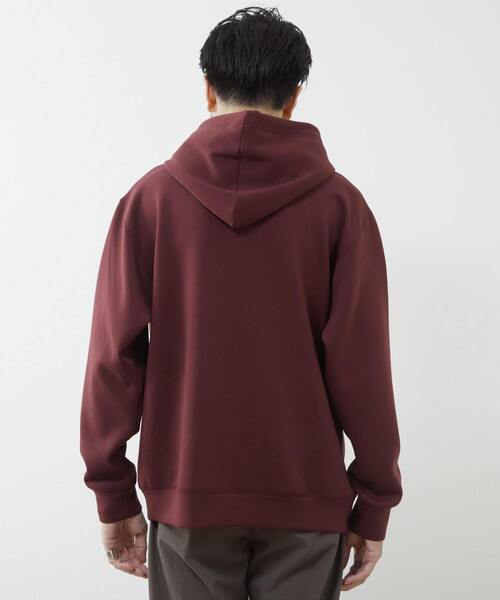 MEN'S MELROSE(メンズメルローズ)の「ミリオラメントWエアーフーディ(パーカー・メンズ・グレー/チャコールグレー/ベージュ/ワインレッド・3/4)」の7枚目の写真