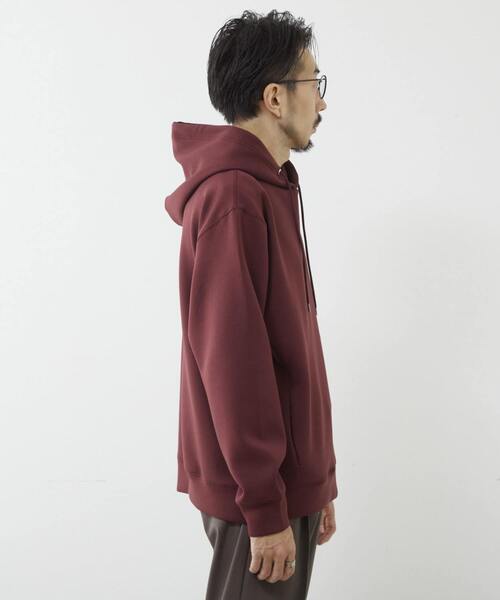 MEN'S MELROSE(メンズメルローズ)の「ミリオラメントWエアーフーディ(パーカー・メンズ・グレー/チャコールグレー/ベージュ/ワインレッド・3/4)」の8枚目の写真