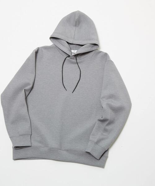 MEN'S MELROSE(メンズメルローズ)の「ミリオラメントWエアーフーディ(パーカー・メンズ・グレー/チャコールグレー/ベージュ/ワインレッド・3/4)」の12枚目の写真