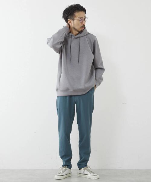 MEN'S MELROSE(メンズメルローズ)の「ミリオラメントWエアーフーディ(パーカー・メンズ・グレー/チャコールグレー/ベージュ/ワインレッド・3/4)」の19枚目の写真