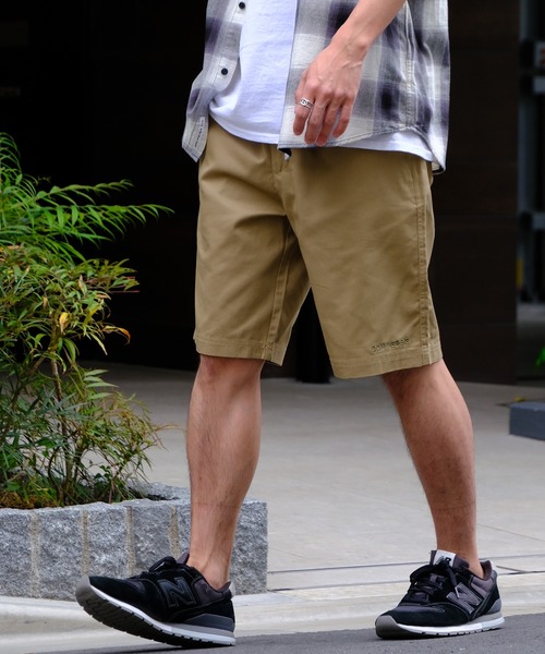 CONVERSE（コンバース）の「【CONVERSE/コンバース】ワンポイント刺繍ロゴ ツイルショートパンツ（その他パンツ・メンズ・グリーン/ホワイト/イエロー/ベージュ/ピンク/ネイビー/ブルー/サックスブルー/ブラック/カーキ/チャコールグレー・M/LL/L）」の15枚目の写真