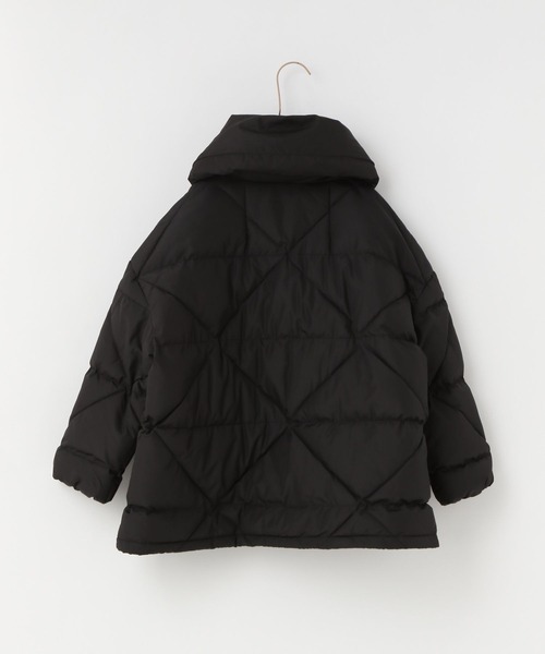 LOWRYS FARM（ローリーズファーム）の「エアサーマルショールカラージャケット　906773（ダウンジャケット/コート・キッズ・アイボリー/パープル/ブラック・130cm/110cm/150cm）」の16枚目の写真