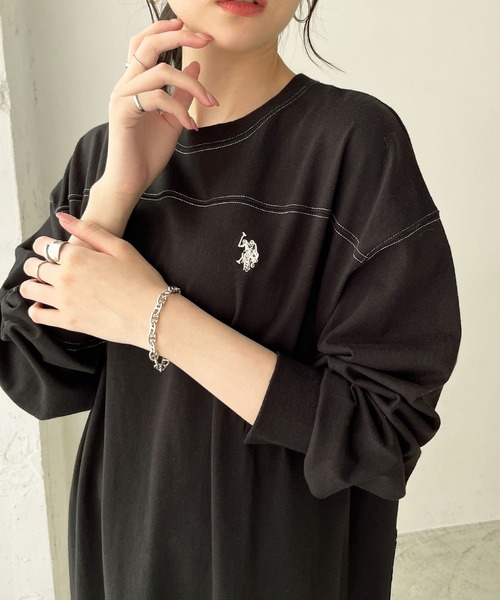 セール】【新色追加】GeeRA別注【U.S. POLO ASSN.】配色ステッチ