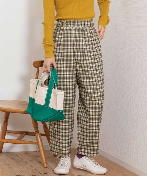 POU DOU DOU(プードゥドゥ)の「2タックペグトップパンツ(その他パンツ・レディース・ブラウン/ダークグレー/グレー系その他・3)」の4枚目の写真