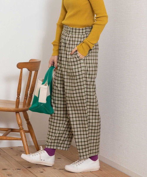 POU DOU DOU(プードゥドゥ)の「2タックペグトップパンツ(その他パンツ・レディース・ブラウン/ダークグレー/グレー系その他・3)」の5枚目の写真