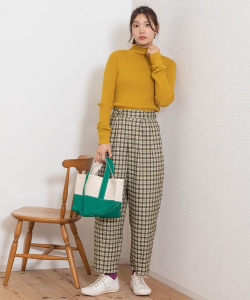 POU DOU DOU(プードゥドゥ)の「2タックペグトップパンツ(その他パンツ・レディース・ブラウン/ダークグレー/グレー系その他・3)」の7枚目の写真