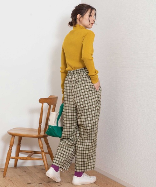 POU DOU DOU(プードゥドゥ)の「2タックペグトップパンツ(その他パンツ・レディース・ブラウン/ダークグレー/グレー系その他・3)」の9枚目の写真