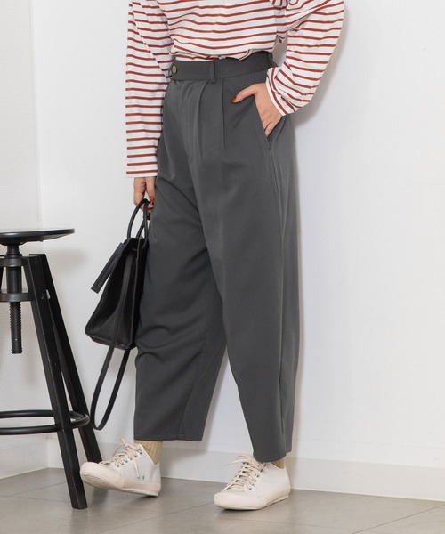 POU DOU DOU(プードゥドゥ)の「2タックペグトップパンツ(その他パンツ・レディース・ブラウン/ダークグレー/グレー系その他・3)」の11枚目の写真