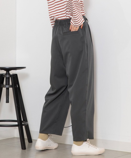 POU DOU DOU(プードゥドゥ)の「2タックペグトップパンツ(その他パンツ・レディース・ブラウン/ダークグレー/グレー系その他・3)」の14枚目の写真