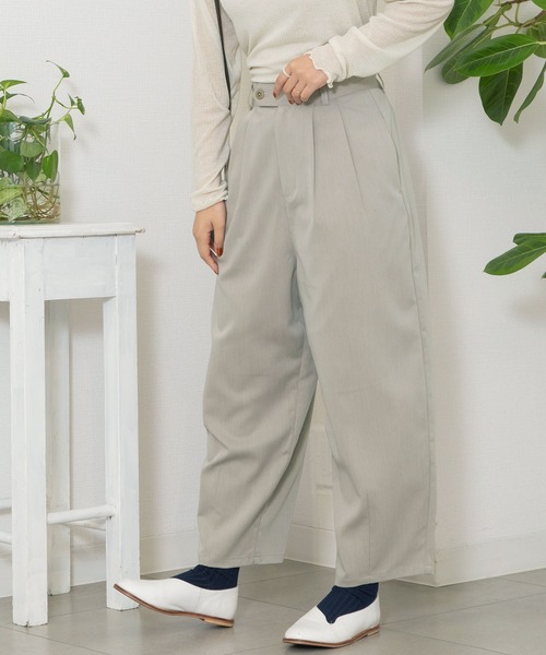 POU DOU DOU(プードゥドゥ)の「2タックペグトップパンツ(その他パンツ・レディース・ブラウン/ダークグレー/グレー系その他・3)」の20枚目の写真