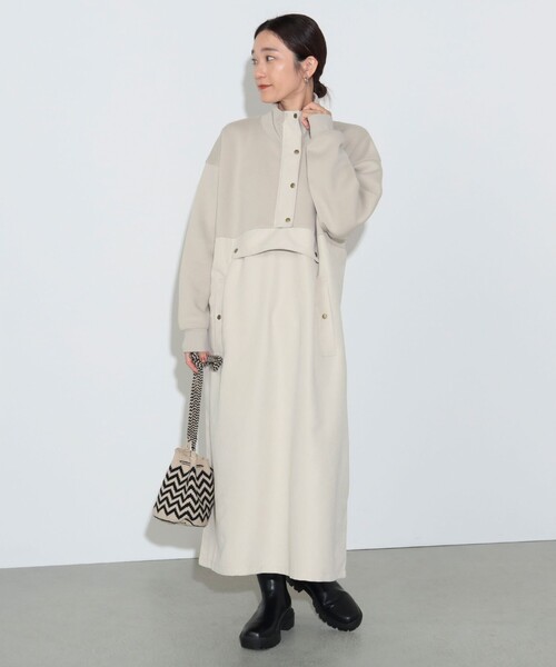 BEAMS HEART（ビームスハート）の「異素材 アノラック ワンピース