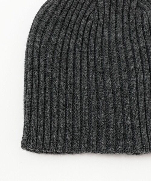 B:MING by BEAMS（ビーミングバイビームス）の「リブ ニット キャップ（ニットキャップ/ビーニー・レディース・ブラック/チャコールグレー/アイボリー・FREE）」の6枚目の写真