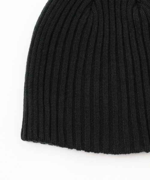 B:MING by BEAMS（ビーミングバイビームス）の「リブ ニット キャップ（ニットキャップ/ビーニー・レディース・ブラック/チャコールグレー/アイボリー・FREE）」の7枚目の写真