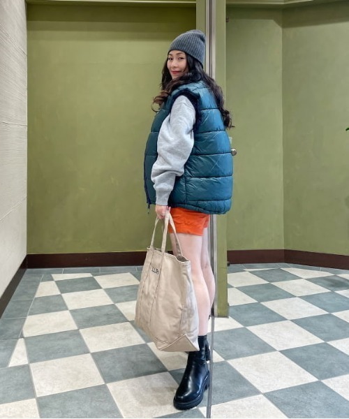 B:MING by BEAMS（ビーミングバイビームス）の「リブ ニット キャップ（ニットキャップ/ビーニー・レディース・ブラック/チャコールグレー/アイボリー・FREE）」の12枚目の写真