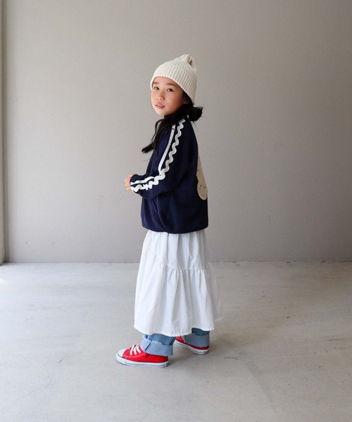 CIAOPANIC TYPY(チャオパニックティピー)の「【KIDS】2WAYナイロンギャザーキャミワンピース(ワンピース・キッズ・ホワイト/チャコールグレー・XL/L/S/XXL/M)」の18枚目の写真