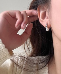 金属アレルギー対応エコパールピアス