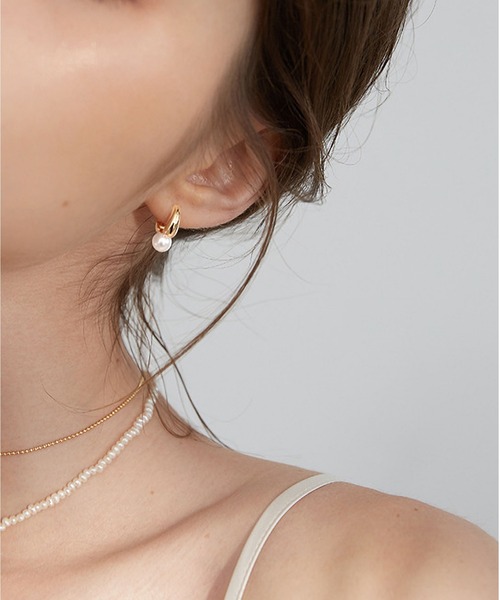 セール】金属アレルギー対応エコパールピアス（ピアス（両耳用
