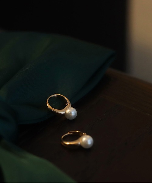 LA VORAGINE(ラ ヴォラジネ)の「金属アレルギー対応エコパールピアス(ピアス(両耳用)・レディース・ピンクゴールド/シルバー/ゴールド・FREE)」の18枚目の写真
