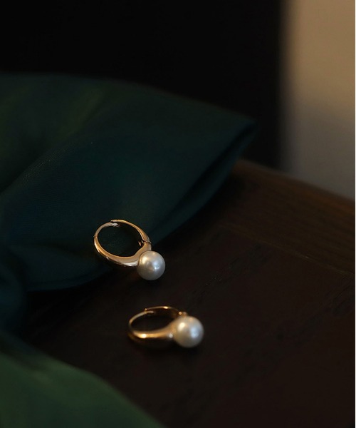 LA VORAGINE(ラ ヴォラジネ)の「金属アレルギー対応エコパールピアス(ピアス(両耳用)・レディース・ピンクゴールド/シルバー/ゴールド・FREE)」の16枚目の写真
