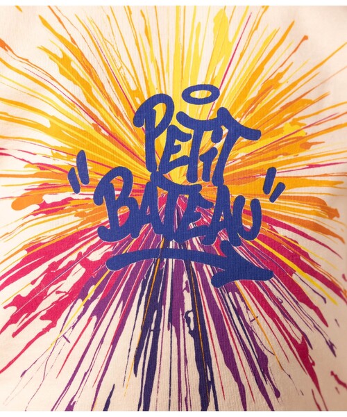 PETIT BATEAU（プチバトー）の「プリント半袖Ｔシャツ（Tシャツ/カットソー・キッズ・オフホワイト/ホワイト系その他・6YEAR/12YEAR/10YEAR/8YEAR）」の5枚目の写真