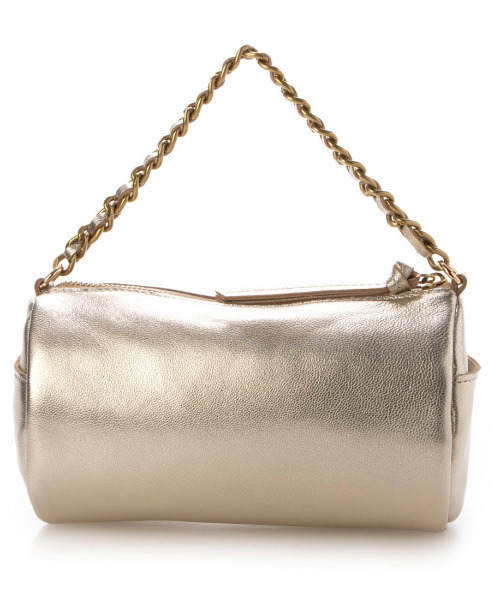 perche（ペルケ）の「ペルケ perche / カラーチェーン筒形2wayショルダー（ショルダーバッグ・レディース・シルバー/グリーン/ゴールド/ピンク/ブラック・FREE）」の7枚目の写真