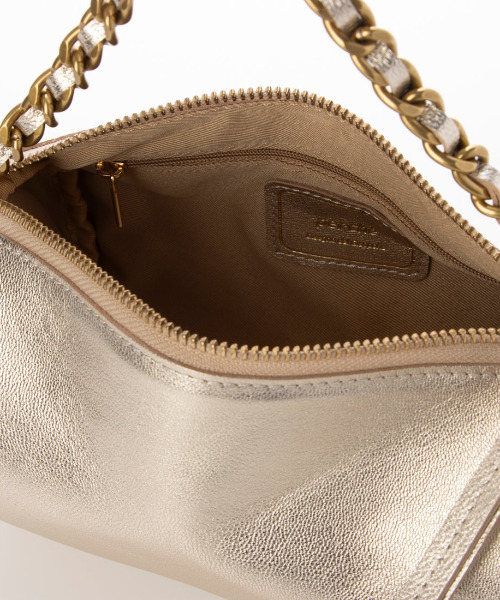 perche（ペルケ）の「ペルケ perche / カラーチェーン筒形2wayショルダー（ショルダーバッグ・レディース・シルバー/グリーン/ゴールド/ピンク/ブラック・FREE）」の11枚目の写真