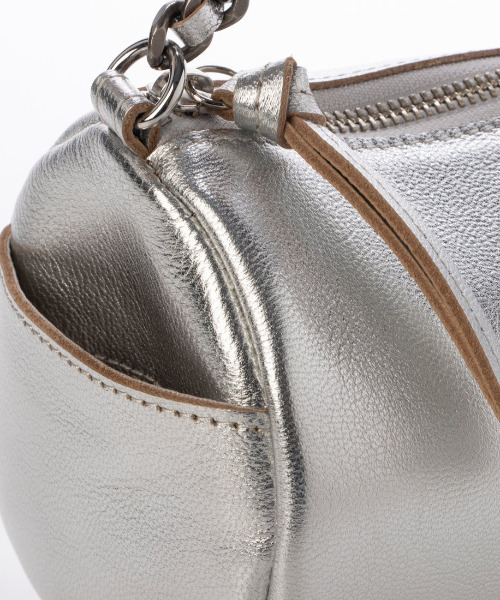 perche（ペルケ）の「ペルケ perche / カラーチェーン筒形2wayショルダー（ショルダーバッグ・レディース・シルバー/グリーン/ゴールド/ピンク/ブラック・FREE）」の12枚目の写真