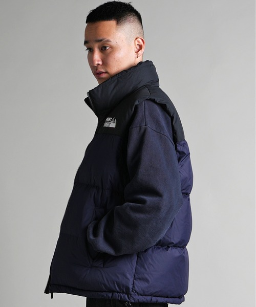 FIRST DOWN（ファーストダウン）の「FDU-BUBBLE DOWN VEST MICROFT（ダウンベスト・メンズ・ブラック/ネイビー・XL/M/L）」の17枚目の写真