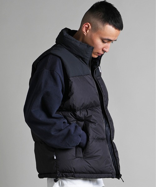 FIRST DOWN（ファーストダウン）の「FDU-BUBBLE DOWN VEST MICROFT（ダウンベスト・メンズ・ブラック/ネイビー・XL/M/L）」の14枚目の写真