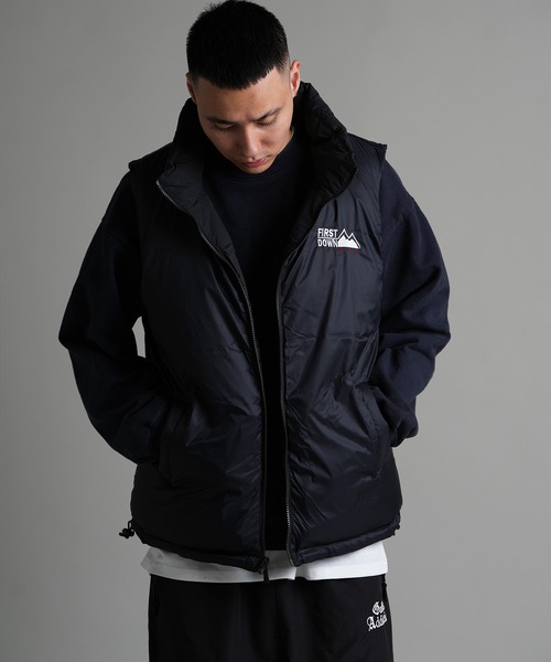 FIRST DOWN（ファーストダウン）の「FDU-BUBBLE DOWN VEST MICROFT（ダウンベスト・メンズ・ブラック/ネイビー・XL/M/L）」の21枚目の写真
