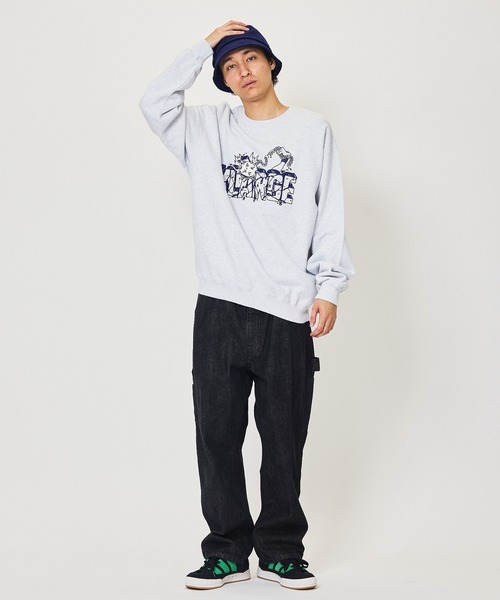 XLARGE（エクストララージ）の「ALLOVER CIRCLE XL DENIM PANTS 