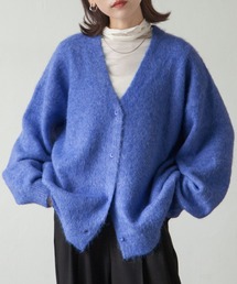 Chillfar | ウールメランジニットボリュームカーディガン(カーディガン/ボレロ)
