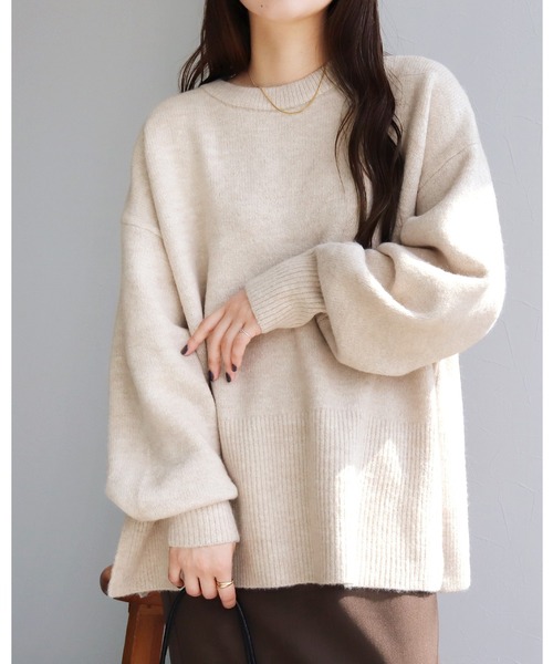 ZOZOTOWN限定】ボリューム袖ニットプルオーバー（ニット/セーター