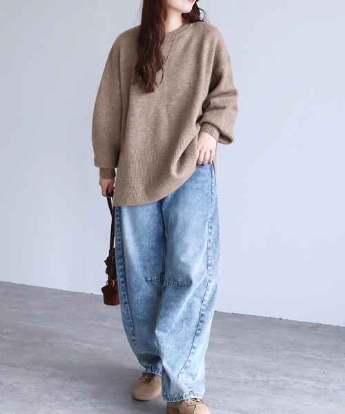 ZOZOTOWN限定】ボリューム袖ニットプルオーバー（ニット/セーター
