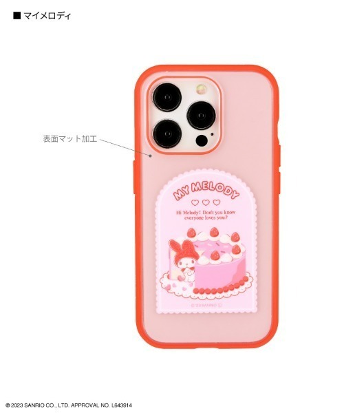 sanrio(サンリオ)の「sanrio/サンリオキャラクターズ IIIIfit Clear iPhone 15 Pro対応ケース(スマホケース/カバー・レディース・ブルー/ライトブルー/レッド/クリア/パープル/ライトグリーン・ONE SIZE)」の5枚目の写真