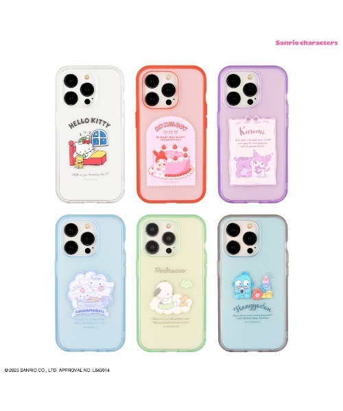 sanrio(サンリオ)の「sanrio/サンリオキャラクターズ IIIIfit Clear iPhone 15 Pro対応ケース(スマホケース/カバー・レディース・ブルー/ライトブルー/レッド/クリア/パープル/ライトグリーン・ONE SIZE)」の9枚目の写真