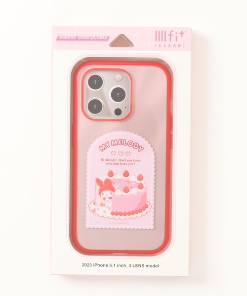 sanrio(サンリオ)の「sanrio/サンリオキャラクターズ IIIIfit Clear iPhone 15 Pro対応ケース(スマホケース/カバー・レディース・ブルー/ライトブルー/レッド/クリア/パープル/ライトグリーン・ONE SIZE)」の12枚目の写真