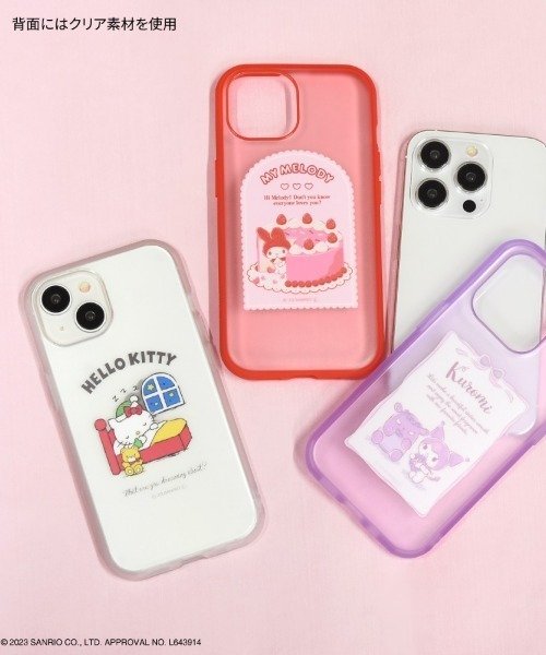 sanrio(サンリオ)の「sanrio/サンリオキャラクターズ IIIIfit Clear iPhone 15 Pro対応ケース(スマホケース/カバー・レディース・ブルー/ライトブルー/レッド/クリア/パープル/ライトグリーン・ONE SIZE)」の8枚目の写真