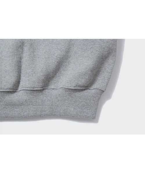 muahmuah(ムーアムーア)の「A'GEM/9 × .kom『muah muah/ムーアムーア』SIGNATURE BACK POINT NAPPING MTM/シグニチャー バックポイント 裏起毛 プルオーバー スウェットシャツ(スウェット・レディース・グレー/ブラック・FREE)」の19枚目の写真
