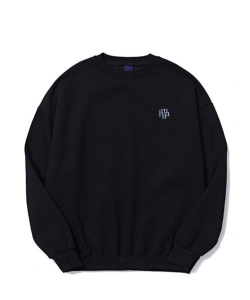 muahmuah(ムーアムーア)の「A'GEM/9 × .kom『muah muah/ムーアムーア』SIGNATURE BACK POINT NAPPING MTM/シグニチャー バックポイント 裏起毛 プルオーバー スウェットシャツ(スウェット・レディース・グレー/ブラック・FREE)」の11枚目の写真