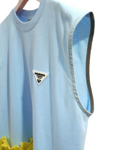 ノントーキョー PLEATS FRILL NO SLEEVE BLUE｜NON TOKYO/ノン