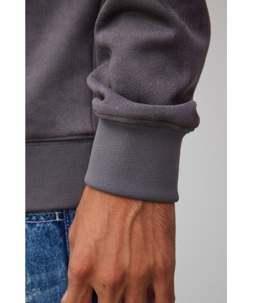 AZUL by moussy（アズールバイマウジー）の「フェイクスウェード刺繍ロゴトップス（Tシャツ/カットソー・メンズ・ブラック/ホワイト/グレー・MEDIUM/LARGE）」の13枚目の写真