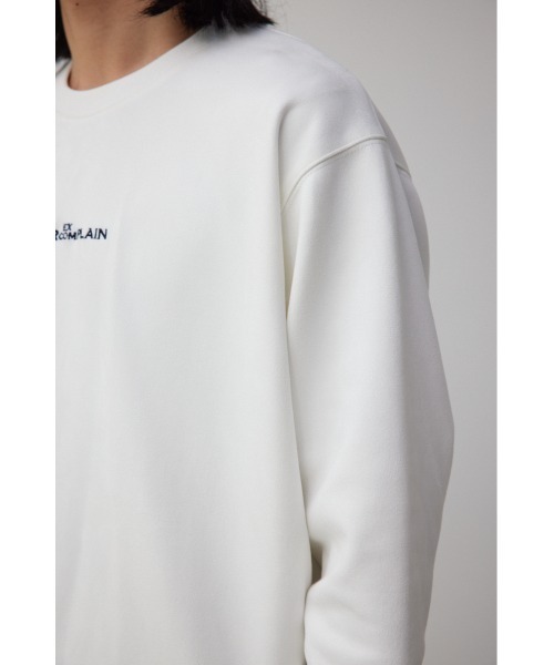 AZUL by moussy（アズールバイマウジー）の「フェイクスウェード刺繍ロゴトップス（Tシャツ/カットソー・メンズ・ブラック/ホワイト/グレー・MEDIUM/LARGE）」の21枚目の写真