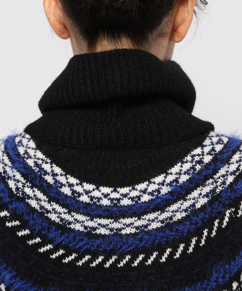 LOWRYS FARM(ローリーズファーム)の「ZIPエリツキニットワンピース 968624(ワンピース・レディース・ブラック/グレー/ホワイト/ネイビー/アイボリー・FREE)」の18枚目の写真