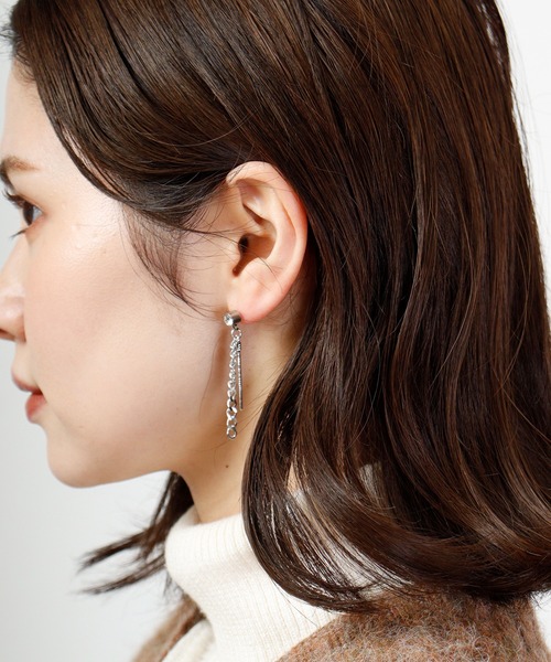 FUNALIVE(ファンアライブ)の「JON フェザー、スカルステンレスピアス ステンレス(ピアス(両耳用)・メンズ・シルバー/ブラック系その他/ブラック/シルバー系その他/ブルー/ブルー系その他・FREE)」の22枚目の写真