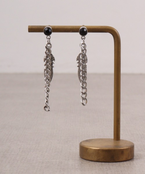 FUNALIVE(ファンアライブ)の「JON フェザー、スカルステンレスピアス ステンレス(ピアス(両耳用)・メンズ・シルバー/ブラック系その他/ブラック/シルバー系その他/ブルー/ブルー系その他・FREE)」の15枚目の写真