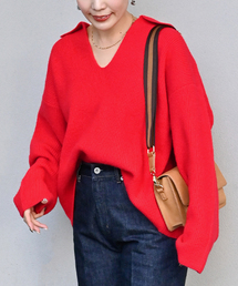 B.C STOCK | 襟付きスキッパーニット(ニット/セーター)